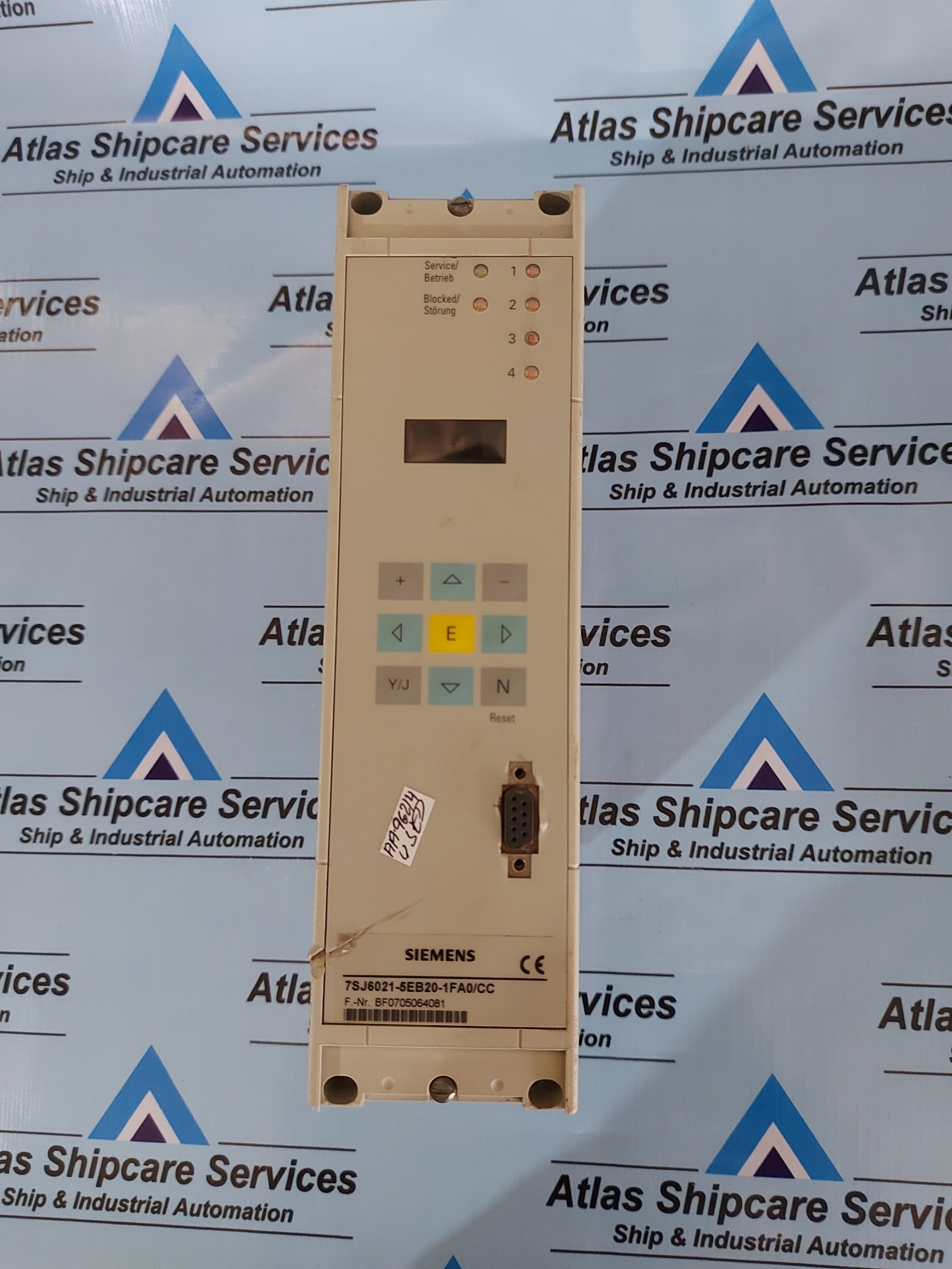 SIEMENS 7SJ6021-5EB20-1FA0/CC OVERCURRENT PROTECTION RELAY